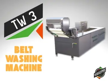 TW 3 Belt Vegetable Washing Machine