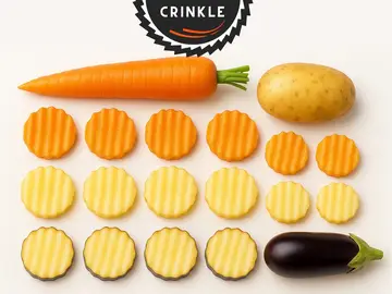 Vegetable Crinkle Slice 1
