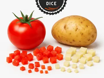 Vegetable Dice 1